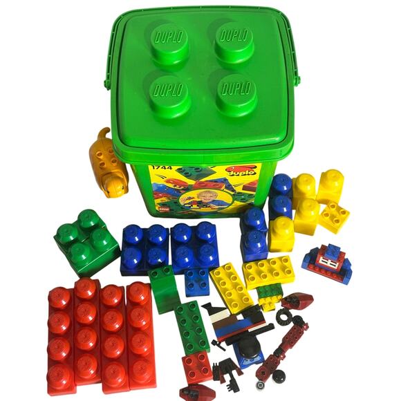 LEGO Large Block Containers #3036 #1744 #4103 Empty Bucket-Excellent-Lot of 3 - Picture 2 of 13